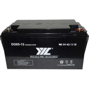 Pb akumulátor JYC DG65-12 AGM VRLA GEL 12V/65Ah