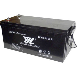 Pb akumulátor JYC DG200-12 AGM VRLA GEL 12V/200Ah