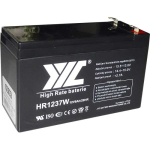 Pb akumulátor JYC HR1237W VRLA AGM 12V/9,5Ah, high rate
