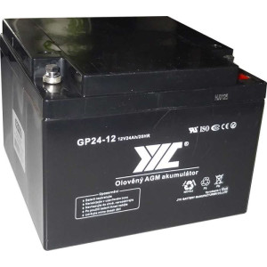 Pb akumulátor JYC GP24-12 VRLA AGM 12V/24Ah