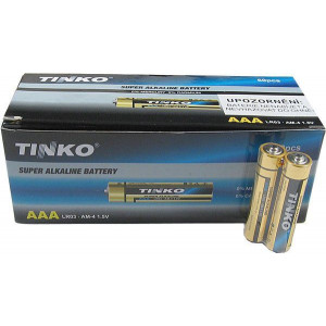 Baterie LR3 AAA(R03) alkalická TINKO, balení 60ks