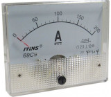 Analogový panelový ampérmetr 69C9 200A DC(50mV), bez bočníku