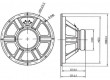 Repro 305mm-12” středobasové 8ohm, 100W RMS