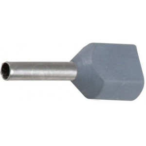 Dutinka pro dva kabely 0,75mm2 šedá (TE0,75-8)