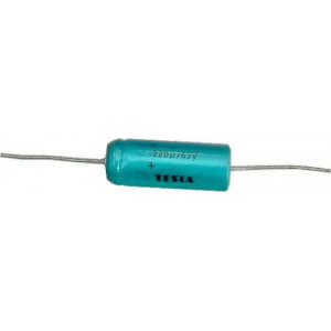 220u/63V TF011, elektrolyt.kondenzátor axiální