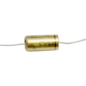 470uF/16V ROE, elektrolyt.kondenzátor axiální 10x20mm
