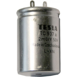 2000u/50V TC937a 35x50x10mm, elektrolyt. kondenzátor radiální