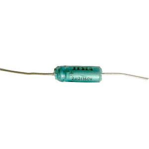 2u2/80V TF026, elektrolyt.kondenzátor axiální