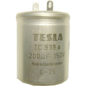 200u/150V 35x42mm TC939a, elektrolyt.kondenzátor radiální