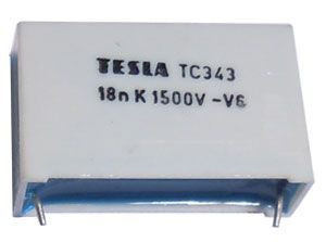 18n/1500V TC343, svitkový kondenzátor impusní