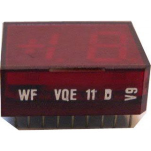 VQE11B zobrazovač +1.8., červený, RFT