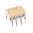 6N136 optočlen s tranzistorem, 2,5kV, CTR19-50%, DIP8