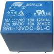 Relé Songle SRD-12VDC-SL-C 12V, přepínací kontakt 250VAC/10A