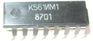 K561IM1 /CD4008/ 4-bit.čítač