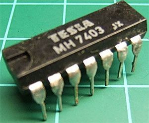 7403 4x 2vstup NAND /MH7403S/, DIL14