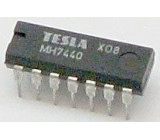 7440 2x 4vstup. NAND, DIL14 /MH7440, MH7440S, MH5440, MH5440S,84S40S/