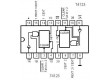 74123 - 2x monost.klopný obvod, DIL16 /74123PC/