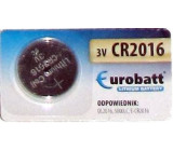 Baterie EUROBATT CR2016 3V lithiová