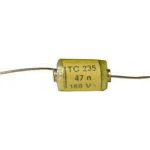 47n/160V TC235, svitkový kondenzátor axiální