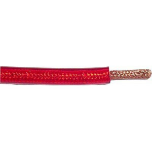 Napájecí kabel Cu 8AWG (8mm2) červený 2,6m