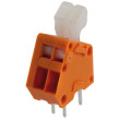 WAGO 233-502 svorkovnice 2pól, rozteč 2,54mm, 6A/160V, vstup 45°