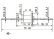 KD411AM dioda rychlá 2A/700V, 1,5us
