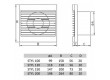 Ventilátor do koupelny Dospel 6560-STYL 100/S