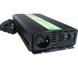 Měnič napětí+UPS 12V/230V/600W, CARSPA UPS600, modifikovaná sinusovka
