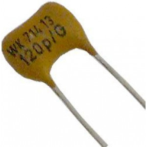 11pF/300V WK71413, slídový kondenzátor