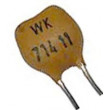 91pF/63V WK71411, slídový kondenzátor