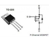IRF9520 P MOSFET 100V/6,8A 60W 0,6Ohm TO220
