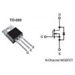 IRF520 N MOSFET 100V/10A 70W TO220