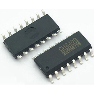 CH340G - převodník USB, UART, SOP16