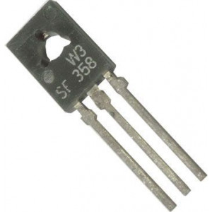 SF358 tranzistor vf NPN 250V/0,1A 1,2(6)W 60MHz TO126