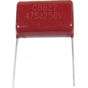 4u7/250V CBB22, svitkový kondenzátor polypropylen