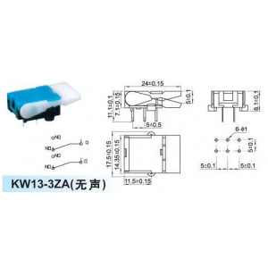 Mikrospínač telefonní KW13-3ZC