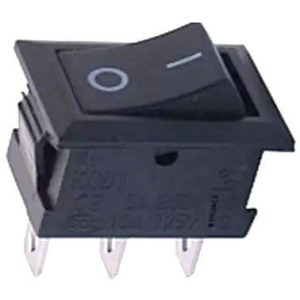 Přepínač kolébkový KCD11-102, ON-ON 1pol.250V/1A submini