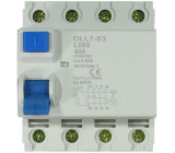 Chránič ID OLL7-63 400V/40A-30mA 3fázový na DIN lištu