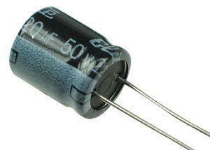 220u/50V 105° 10x13x5mm, elektrolyt.kondenzátor radiální