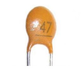 47pF/50V SUNTAN,RM=2,54, keramický kondenzátor