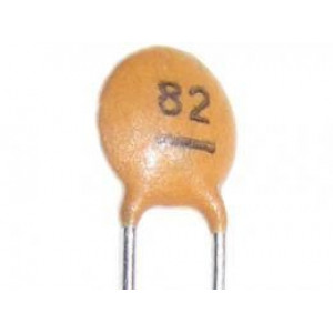 82pF/50V SUNTAN,RM=2,54, keramický kondenzátor