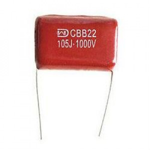 1u/1000V CBB, svitkový kondenzátor polypropylen