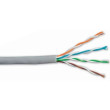 Kabel UTP Cat5e 4páry, drát Cu 0.51, materiál CU/LSZH
