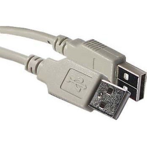 Kabel USB-A / USB-A 2.0, délka 1,8m