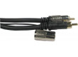 2xCinch-2xCinch 1m,kabel 6mm,stínění Cu+Al