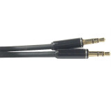 Kabel Jack 3,5 - Jack 3,5 stereo, stíněný kabel 3,5mm, 1,5m