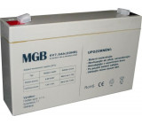 Pb akumulátor MGB VRLA AGM 6V/7Ah