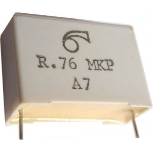 1u/250V MKP, svitkový kondenzátor radiální RM=28mm