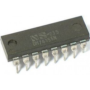 74155 - multiplexer, DIP16 /SN74155N/