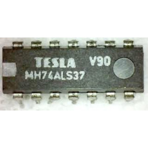 74ALS37 4x 2vstup NAND výkonový, DIL14, /MH74ALS37/